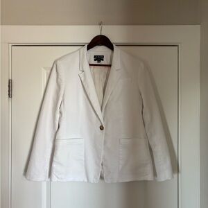 J. Crew Classic White Blazer